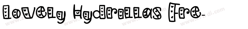 Lovely Hydrillas Fre字体转换